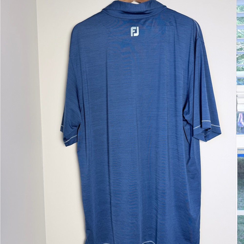 FootJoy Classic Blue Polo Shirt - Picture 4 of 6